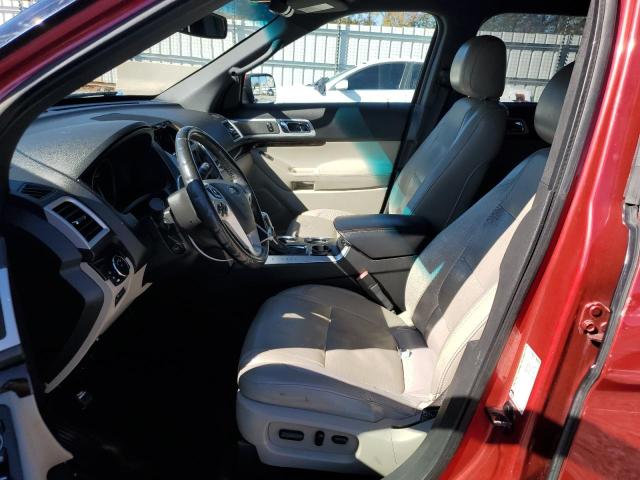 1FMHK7F85CGB00251 - 2012 FORD EXPLORER LIMITED RED photo 7