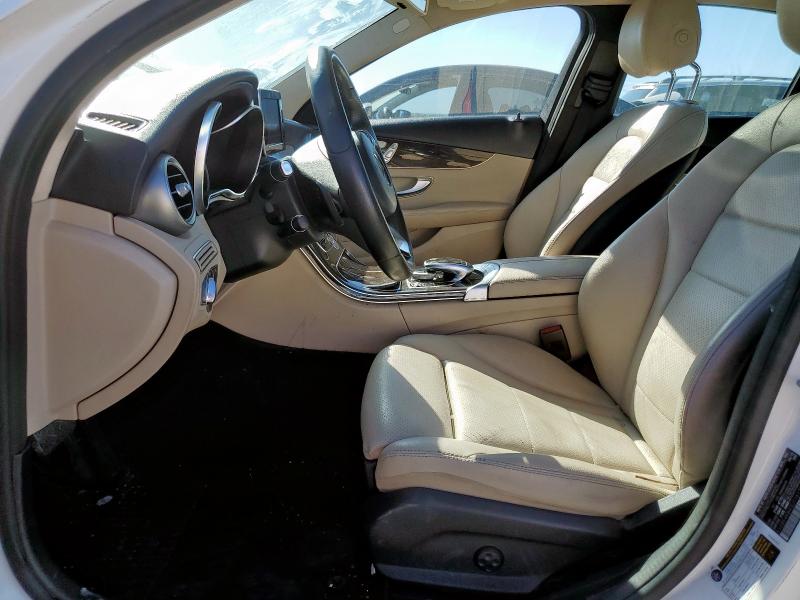 55SWF4KB4GU116178 - 2016 MERCEDES-BENZ C 300 4MATIC WHITE photo 7