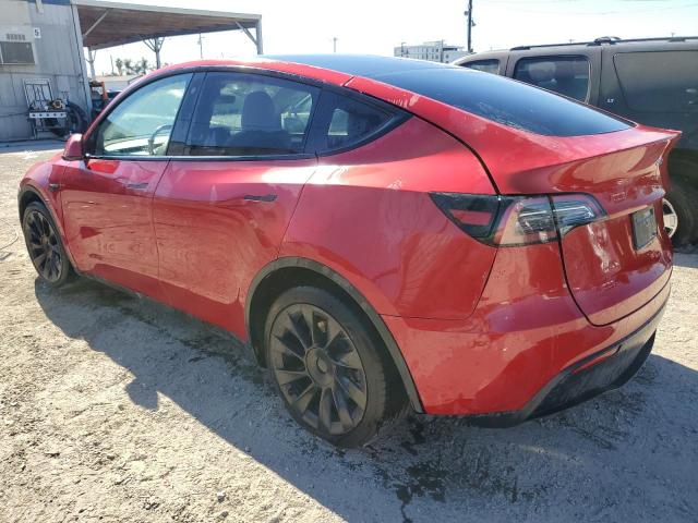 7SAYGDEE3PF629096 - 2023 TESLA MODEL Y RED photo 2