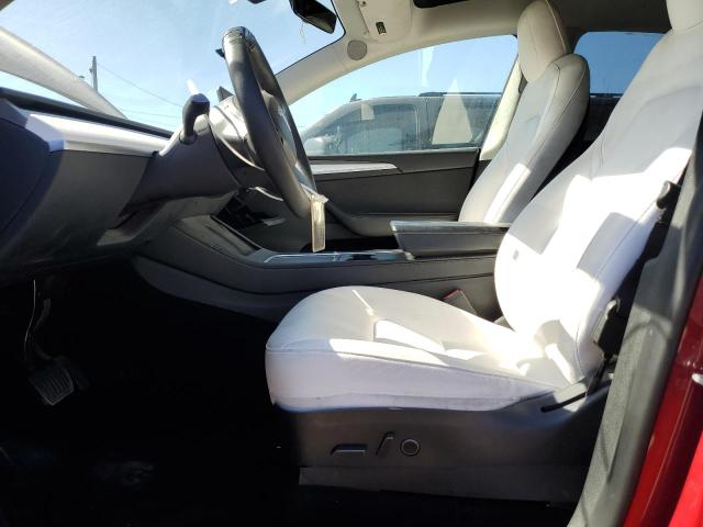 7SAYGDEE3PF629096 - 2023 TESLA MODEL Y RED photo 7