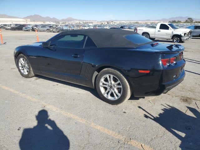 2G1FB3D38D9235843 - 2013 CHEVROLET CAMARO LT BLACK photo 2
