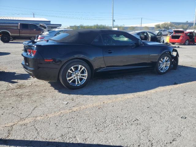 2G1FB3D38D9235843 - 2013 CHEVROLET CAMARO LT BLACK photo 3