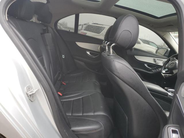 55SWF4KB8FU096094 - 2015 MERCEDES-BENZ C 300 4MATIC SILVER photo 10