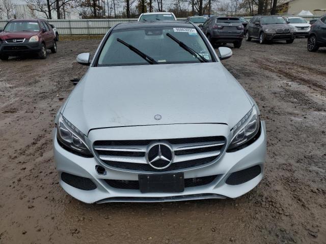 55SWF4KB8FU096094 - 2015 MERCEDES-BENZ C 300 4MATIC SILVER photo 5