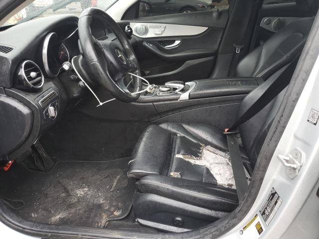 55SWF4KB8FU096094 - 2015 MERCEDES-BENZ C 300 4MATIC SILVER photo 7