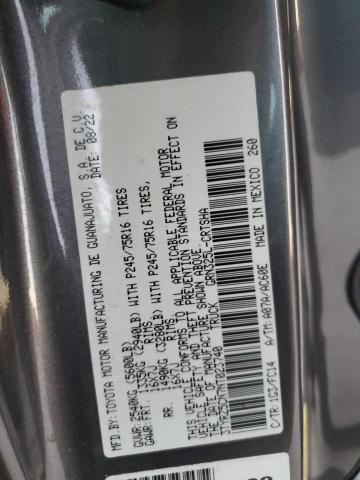 3TYRZ5CN7NT023740 - 2022 TOYOTA TACOMA ACCESS CAB Boz foto 12