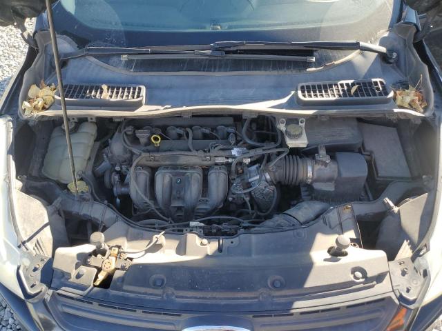 1FMCU0F71DUB23015 - 2013 FORD ESCAPE S BLACK photo 12