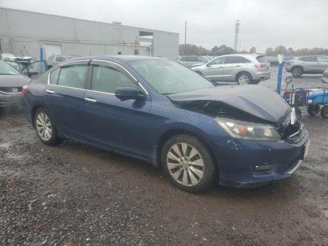 1HGCR2F85FA125026 - 2015 HONDA ACCORD EXL BLUE photo 4