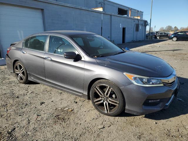 1HGCR2F50HA052480 - 2017 HONDA ACCORD SPORT رمادي صورة 4