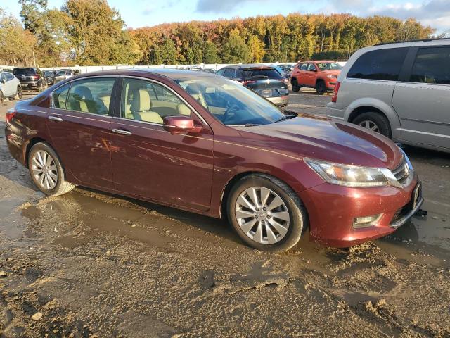 1HGCR2F86FA264534 - 2015 HONDA ACCORD EXL RED photo 4