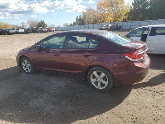 2HGFB2F5XEH012101 - 2014 HONDA CIVIC LX ბურგუნდია ფოტო 2