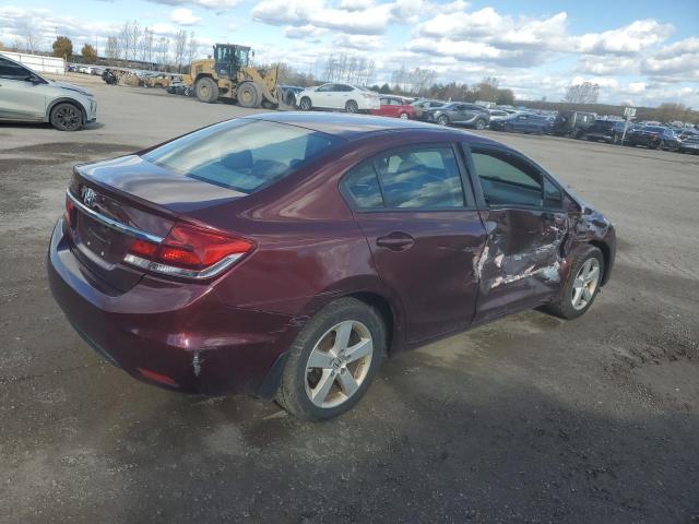 2HGFB2F5XEH012101 - 2014 HONDA CIVIC LX ბურგუნდია ფოტო 3