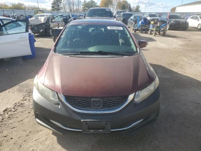 2HGFB2F5XEH012101 - 2014 HONDA CIVIC LX ბურგუნდია ფოტო 5
