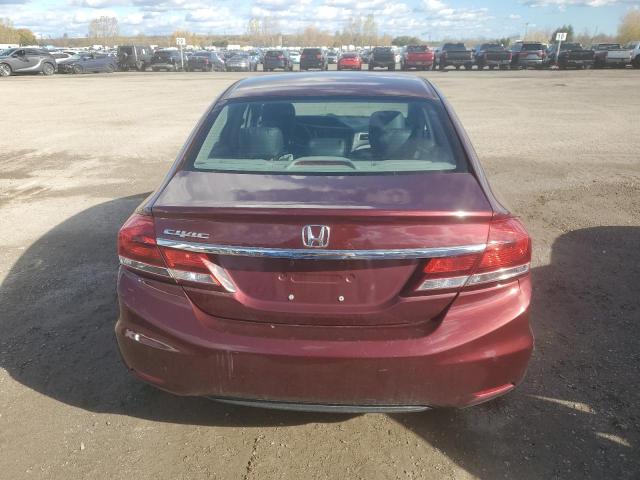 2HGFB2F5XEH012101 - 2014 HONDA CIVIC LX ბურგუნდია ფოტო 6