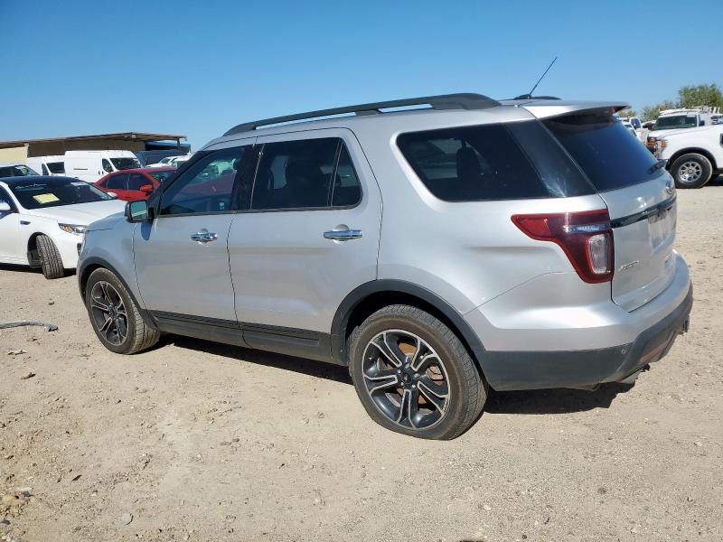 1FM5K8GT3EGC22962 - 2014 FORD EXPLORER SPORT فضي صورة 2