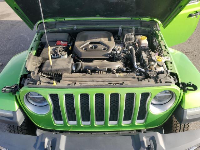 1C4HJXEN8LW123964 - 2020 JEEP WRANGLER U SAHARA GREEN photo 12