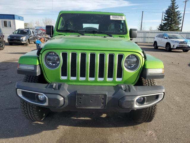 1C4HJXEN8LW123964 - 2020 JEEP WRANGLER U SAHARA GREEN photo 5