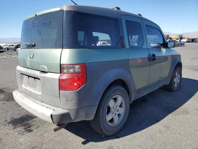 5J6YH186X4L003304 - 2004 HONDA ELEMENT EX GREEN photo 3