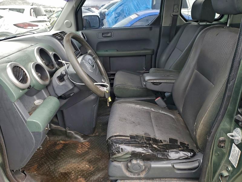 5J6YH186X4L003304 - 2004 HONDA ELEMENT EX GREEN photo 7