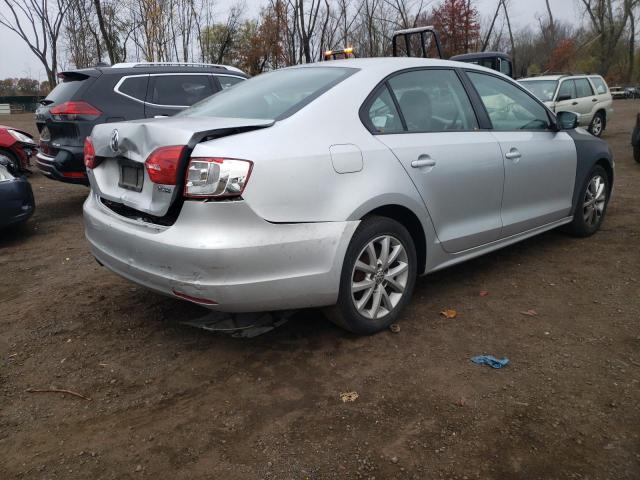 3VWDX7AJ6BM346855 - 2011 VOLKSWAGEN JETTA SE ნაცრისფერი ფოტო 3