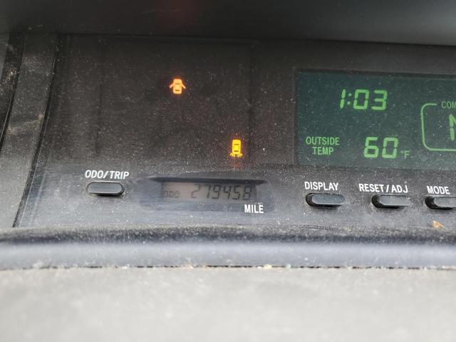 4T1BF28B52U251077 - 2002 TOYOTA AVALON XL ოქროსფერი ფოტო 9