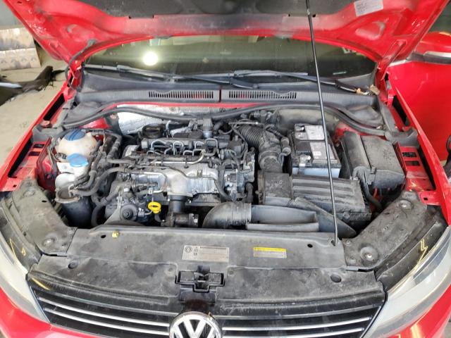 3VW3L7AJ3EM441448 - 2014 VOLKSWAGEN JETTA TDI RED photo 11