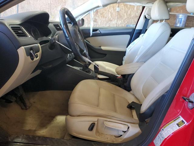 3VW3L7AJ3EM441448 - 2014 VOLKSWAGEN JETTA TDI RED photo 7
