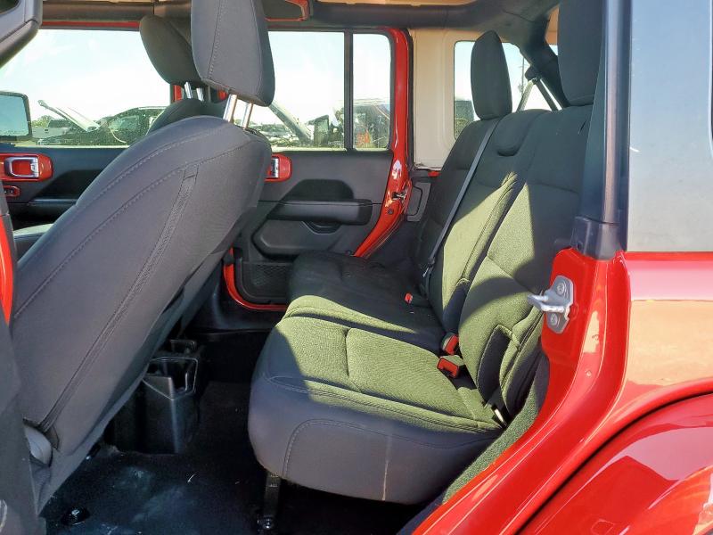 1C4HJXEN6MW622201 - 2021 JEEP WRANGLER U SAHARA წითელი ფოტო 10