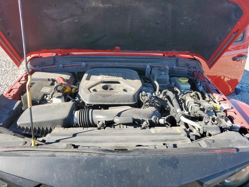 1C4HJXEN6MW622201 - 2021 JEEP WRANGLER U SAHARA წითელი ფოტო 11