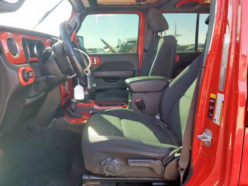 1C4HJXEN6MW622201 - 2021 JEEP WRANGLER U SAHARA წითელი ფოტო 7