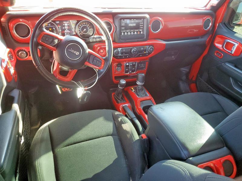 1C4HJXEN6MW622201 - 2021 JEEP WRANGLER U SAHARA წითელი ფოტო 8