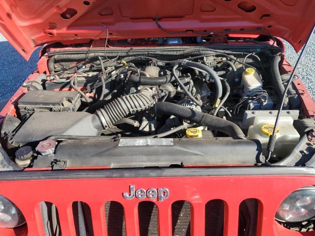 1J4AA2D13BL541345 - 2011 JEEP WRANGLER SPORT წითელი ფოტო 11
