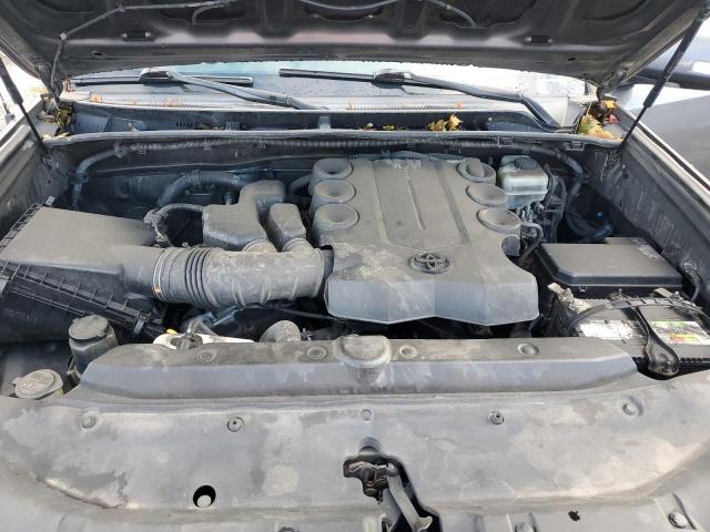 JTEBU5JR2A5012593 - 2010 TOYOTA 4RUNNER SR5 GRAY photo 12