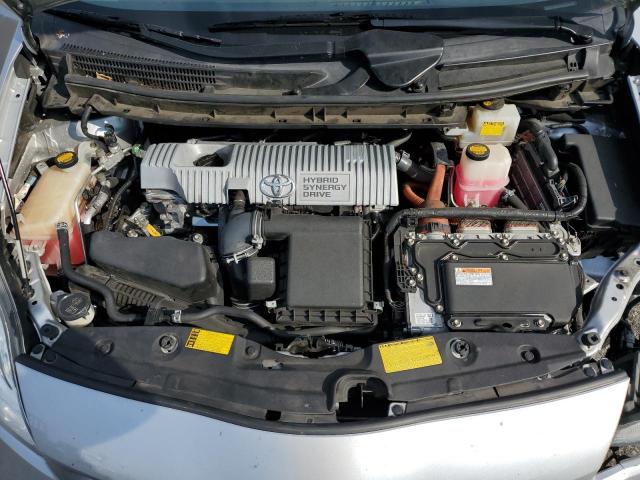 JTDKN3DU9E1792305 - 2014 TOYOTA PRIUS SILVER photo 11