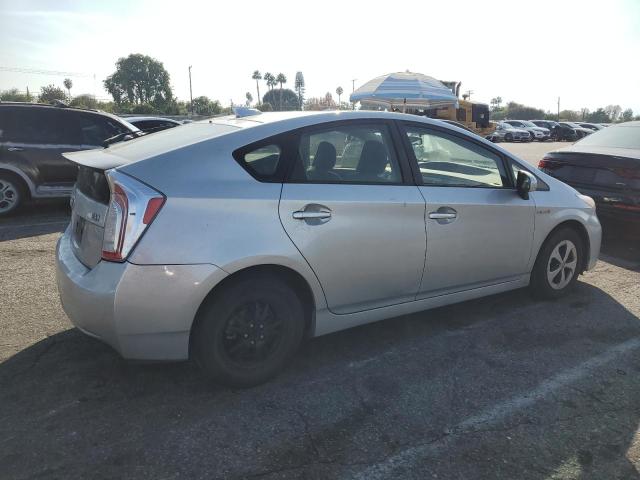 JTDKN3DU9E1792305 - 2014 TOYOTA PRIUS SILVER photo 3