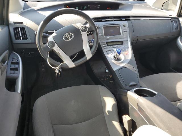 JTDKN3DU9E1792305 - 2014 TOYOTA PRIUS SILVER photo 8