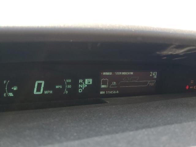 JTDKN3DU9E1792305 - 2014 TOYOTA PRIUS SILVER photo 9