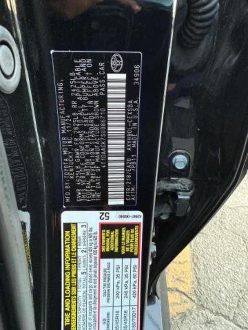 4T1DAACK7SU086710 - 2025 TOYOTA CAMRY XSE BLACK photo 10