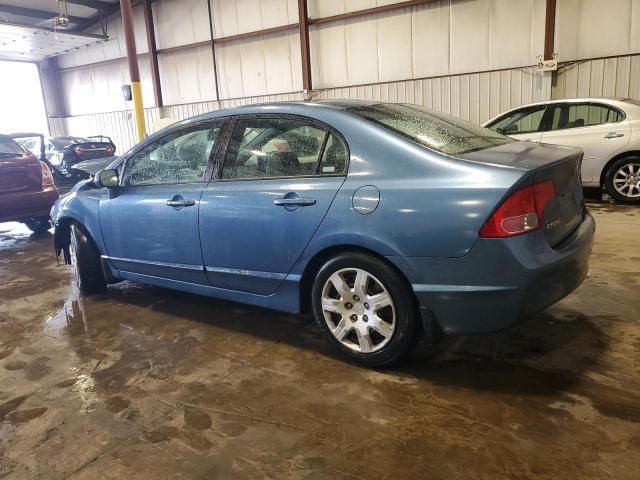 1HGFA16576L056042 - 2006 HONDA CIVIC LX BLUE photo 2