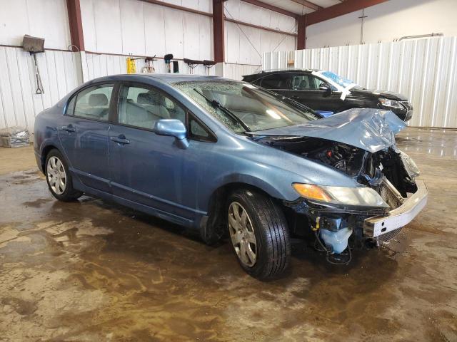 1HGFA16576L056042 - 2006 HONDA CIVIC LX BLUE photo 4