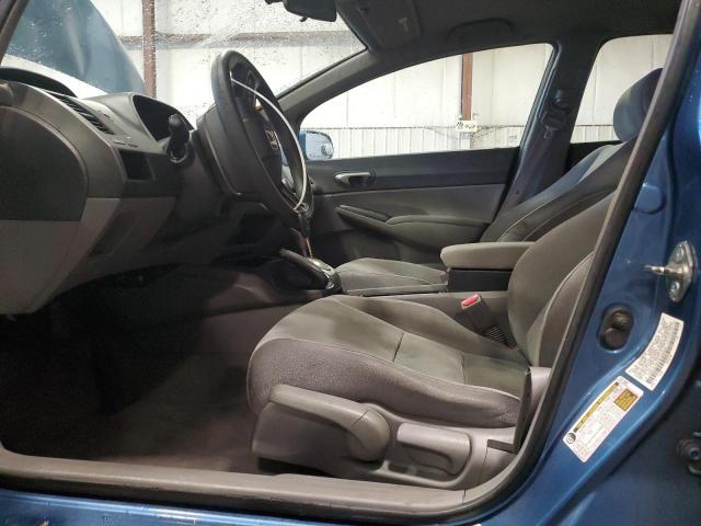1HGFA16576L056042 - 2006 HONDA CIVIC LX BLUE photo 7