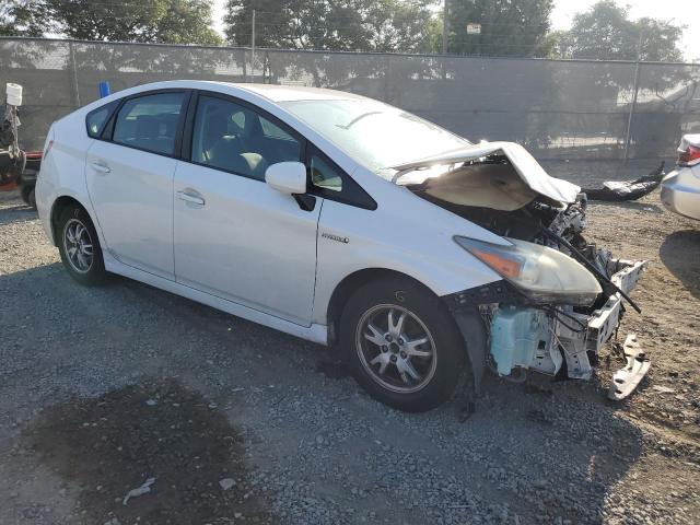 JTDKN3DU3B0321347 - 2011 TOYOTA PRIUS WHITE photo 4