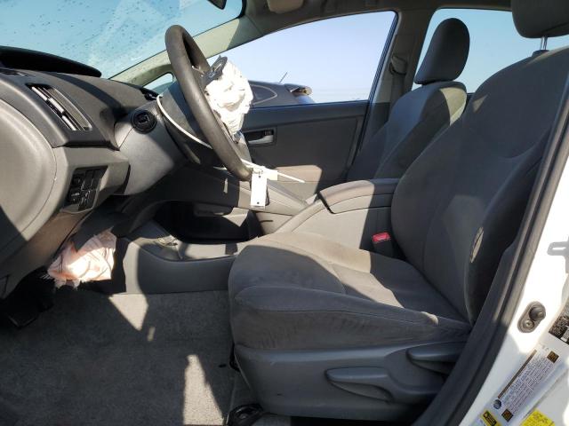 JTDKN3DU3B0321347 - 2011 TOYOTA PRIUS WHITE photo 7