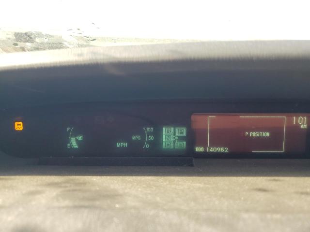 JTDKN3DU3B0321347 - 2011 TOYOTA PRIUS WHITE photo 9