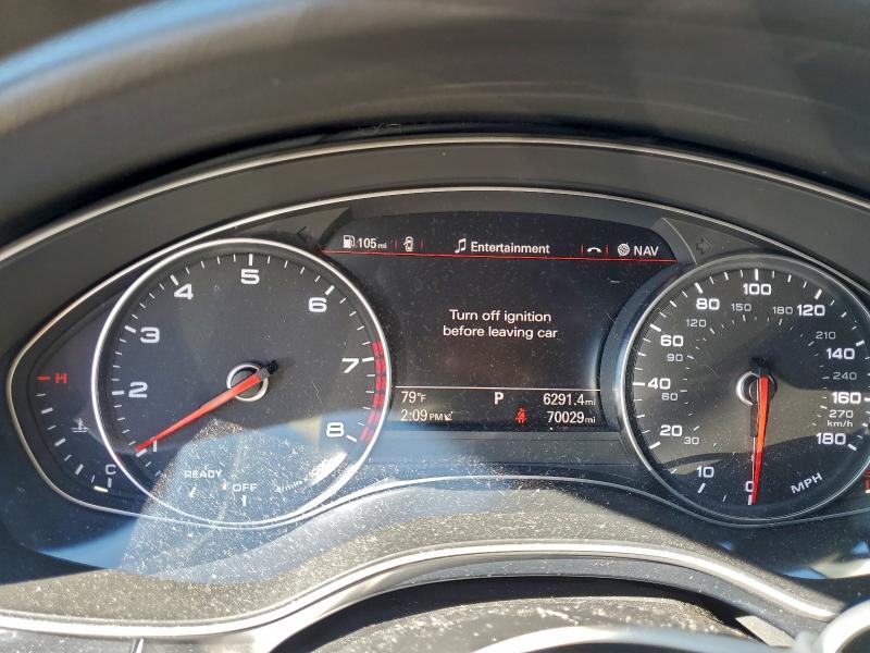 WAUG8AFC6HN101201 - 2017 AUDI A6 PREMIUM PLUS ვერცხლისფერი ფოტო 9