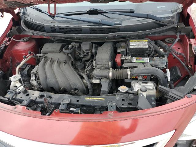 3N1CN7AP3JL816923 - 2018 NISSAN VERSA S RED photo 11