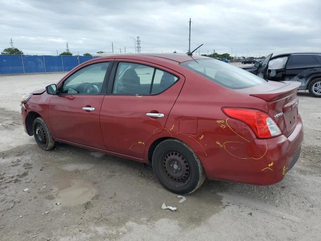 3N1CN7AP3JL816923 - 2018 NISSAN VERSA S RED photo 2