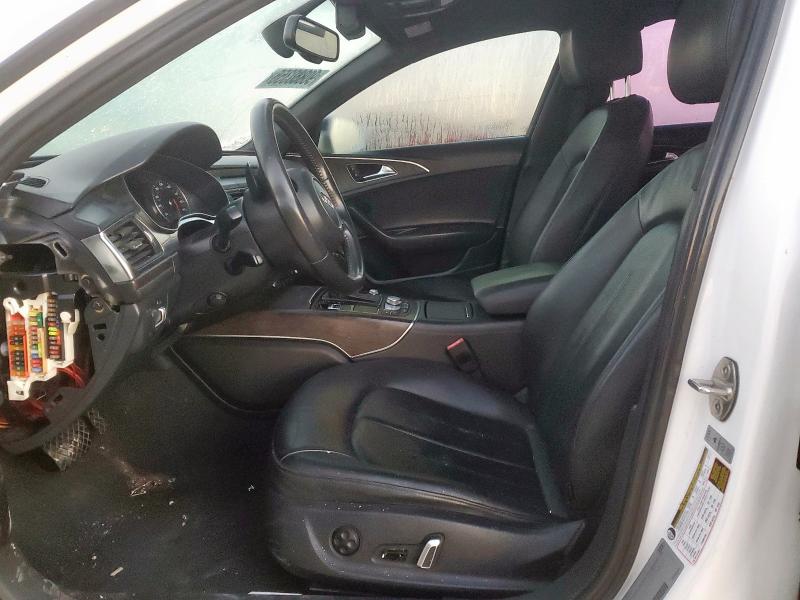 WAUG8AFC6JN015182 - 2018 AUDI A6 PREMIUM PLUS თეთრი ფოტო 7