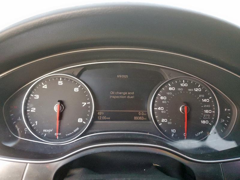 WAUG8AFC6JN015182 - 2018 AUDI A6 PREMIUM PLUS თეთრი ფოტო 9