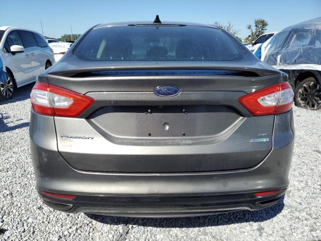 3FA6P0H97DR271612 - 2013 FORD FUSION SE GRAY photo 6